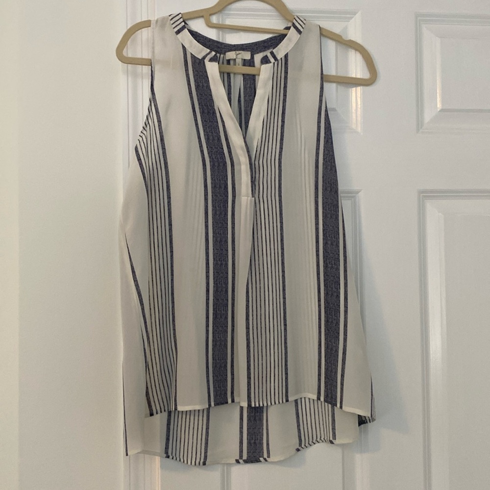Joie striped silk top